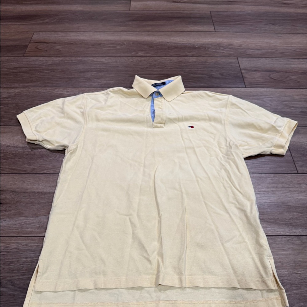 Tommy Hilfiger Soft Yellow Polo Shirt
